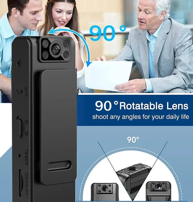 New Upgrade Mini Magnetic and Clip Wifi Camera - Record