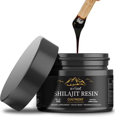 PURE HIMALAYAN SHILAJIT RESIN 30G LAB TESTED FULVIC ACID 85+ TRACE MINERALS