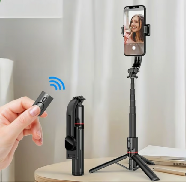 Foldable Selfie Stick Tripod (Without 2 LIghts)