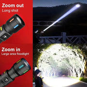 Portable Tactical Laser Flashlight